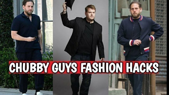 'FASHION TIPS FOR CHUBBY GUYS TO LOOK LEAN | MEN\'S FASHION'