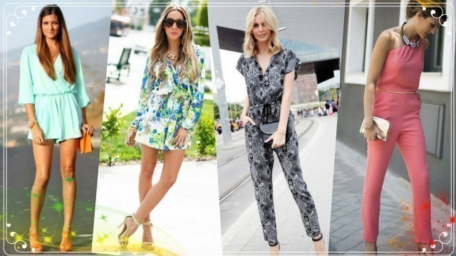 'Hot Fashion Trend | jumpsuits and Rompers outfits for women 2018'