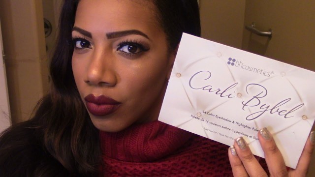 'Holiday Makeup Look ft. The Carli Bybel Palette'