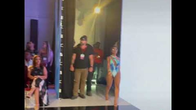 'Miami Swim Week 2021- Angela Simmons modeling music by Bia'