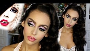 'Burlesque (PIN UP) Halloween MAKEUP & HAIR Tutorial !'