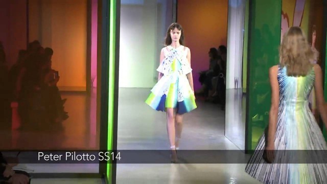 '\"PETER PILOTTO\" Fashion Show Spring Summer 2014 London HD by Fashion Channel'