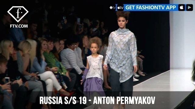 'Anton Permyakov Mercedes Benz Fashion Week Russia S/S 2019 | FashionTV | FTV'