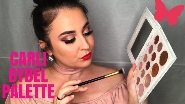 'CARLI BYBEL PALETTE MAKEUP LOOK'