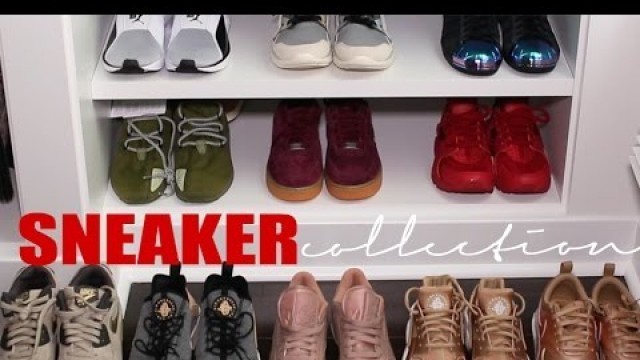 'MY SNEAKER COLLECTION +TRY ON | Carli Bybel'