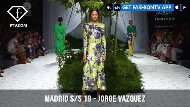 'JORGE VAZQUEZ Madrid Fashion Week Spring/Summer 2019 Full | FashionTV | FTV'