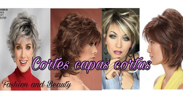 '#fashion #beauty Cortes de cabello. Capas cortas. 