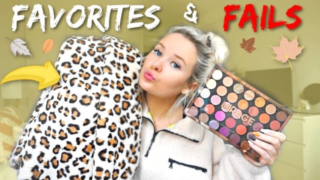 'MONTHLY FAVORITES & FAILS (makeup, books, office, fashion)'