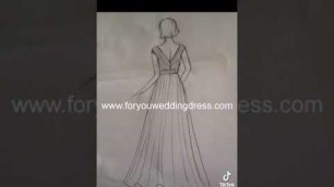 'Wedding dress sketches'